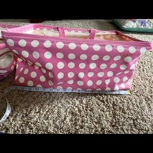 Pottery barn square bottom totes